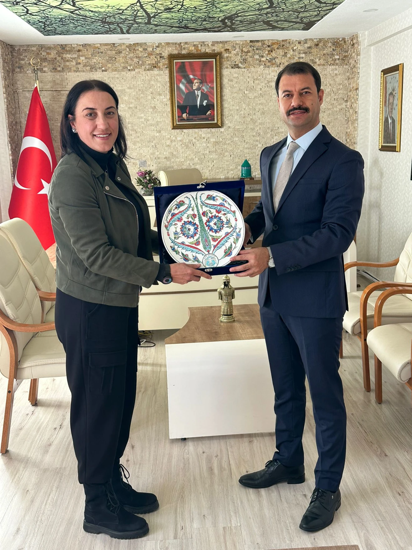 Akören Kaymakamına Hayırlı Olsun Ziyareti